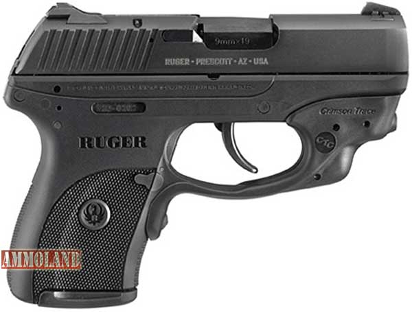 Ruger LC9 with Adjustable 3-Dot/Crimson Trace Laserguard