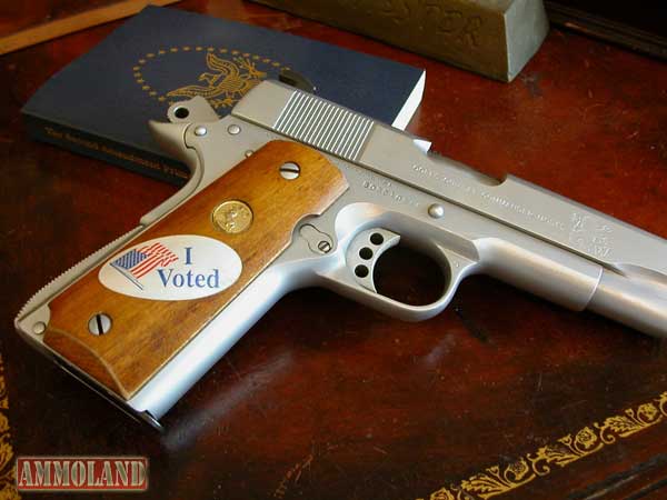 45 Pistol I Vote