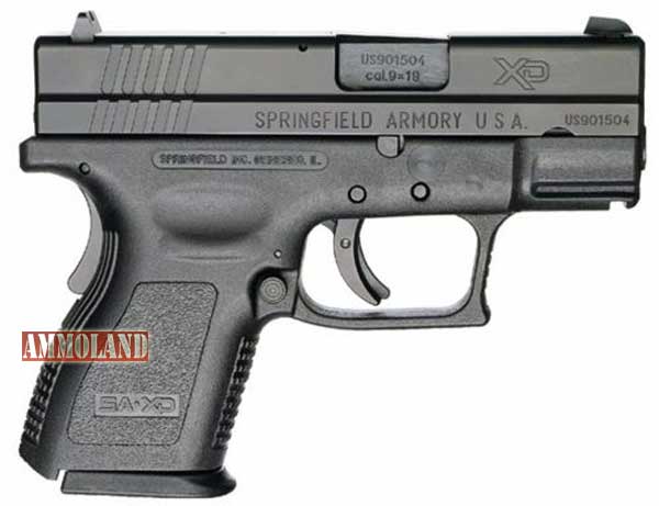 Springfiled XD Subcompact 9mm Pistol