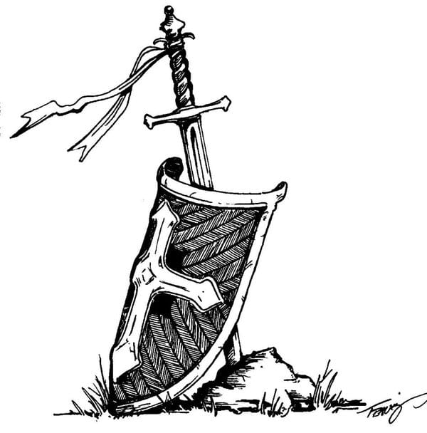 Failed Strategy of Defense Are you hiding behind your shield hoping the enemy will go away?