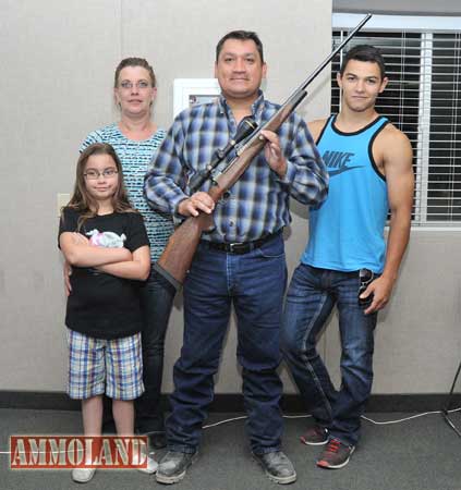 Mark Padilla of Wyoming with a custom Weatherby Mark V rifle Mark Padilla of Wyoming with a custom Weatherby Mark V rifle