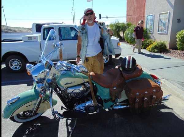 Armed Indian Biker AZ 2015