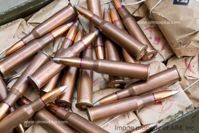 Where can you find surplus 7.62x54R ammunition?