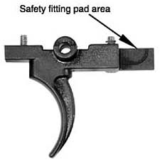 AR15 Safety Fitting Pad Area