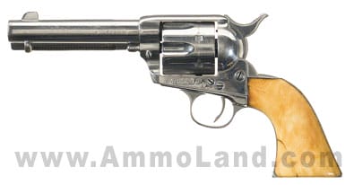 Prewar Colt Single Action Army Revolver With Ivory Grips