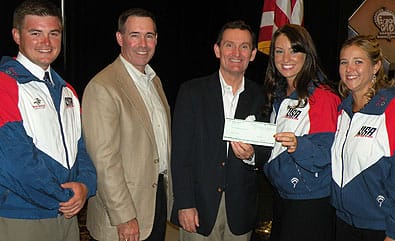 Pictured in the attached photo is Michel Fifer, CEO of Ruger presenting the check to Corey Cogdell and is joined by Chris Killoy, Executive Director of Sales for Ruger and USA Shooting Team members Sean McLelland and Haley Dunn.