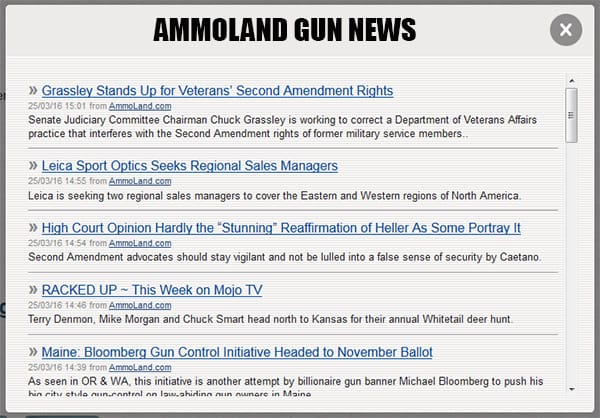 AmmoLand Gun News Widget