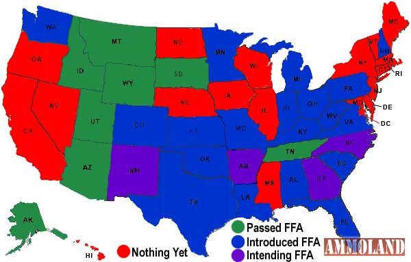 Firearms Freedom Act Map 12-1-10