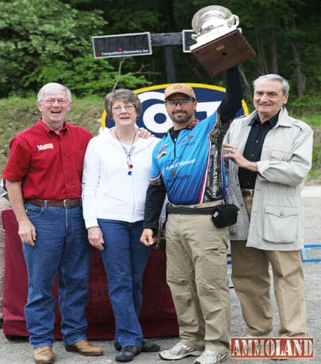 Doug Koenig raises his thirteenth Bianchi Cup