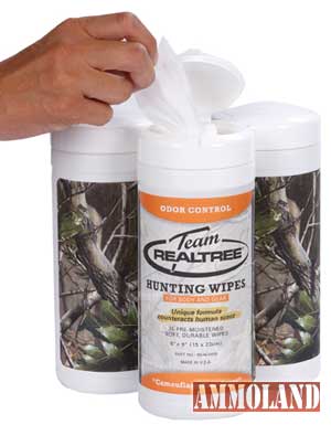 Team Realtree Scent-Control Hunting Wipes