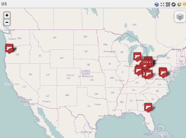 CriminalProtectionZone.com Example Map