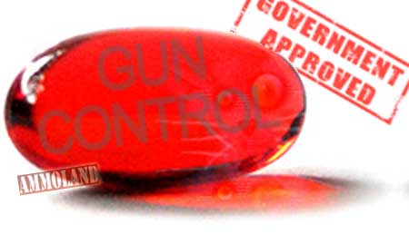 Gun Control Pill: Warning repeated Swallowing will cause Disarmament.