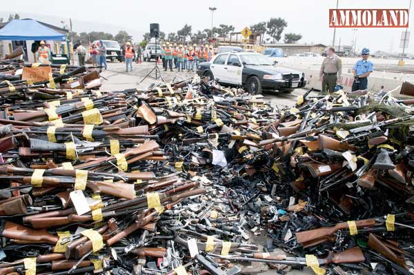 8,000 Confiscated Guns in California 2012