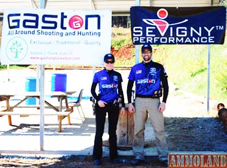 Brooke and Dave Sevigny of the Sevigny Performance Team Gaston J. Glock Style Lp Sponsored Sevigny Performance Shooting Team