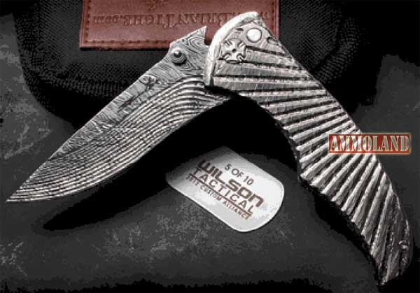 Damasteel Deluxe Starfighter Folding Knife By Brian Tighe