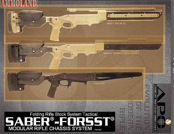 Ashbury Precision Ordnance Saber-Forsst Modular Rifle Chassis System