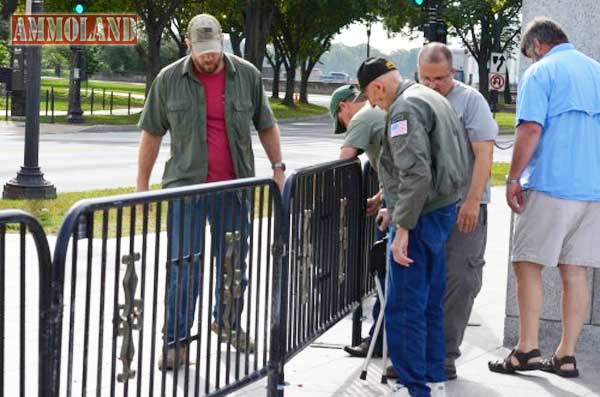 WWII Airborne Hero Renn Bodeker Leads the Way in dismantling the "Barrycades