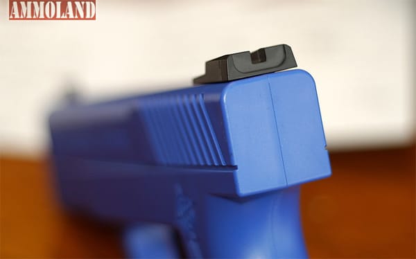 LaserLyte Trigger Tyme Training Pistol Rear Sight