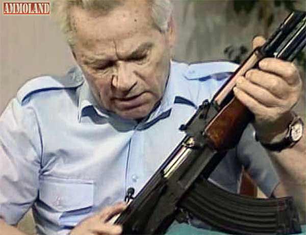 Mikhail Kalashnikov With Ak47 Rifle