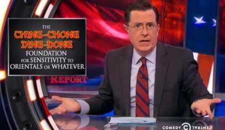 Colbert Racist Ching Chong Colbert Racist Ching Chong