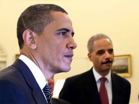 Obama and Eric Holder