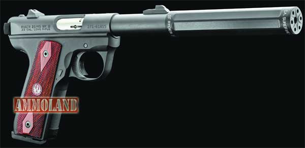 SureFire SF Ryder 22 Suppressor on Ruger Pistol