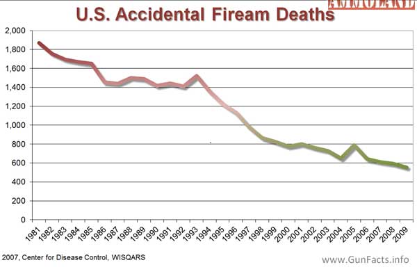 2007 USA Accidental Firearms Deaths