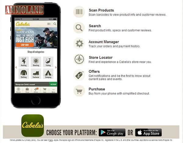 Cabela's Mobile App