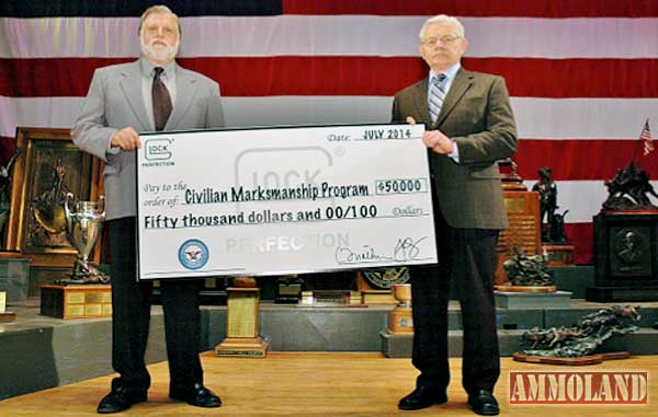 GLOCK Pledges $150,000 to CMP Talladega Marksmanship Park Over Next Three Years GLOCK Pledges $150,000 to CMP Talladega Marksmanship Park Over Next Three Years
