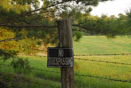 No Trespassing File Photo