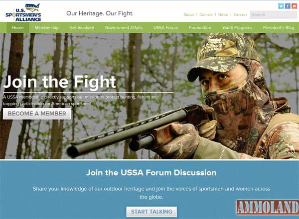 U.S. Sportsmen's Alliance Launches New and Improved Website