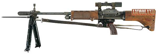 LOT1465- Outstanding Original World War II Fully Automatic Class III Nazi Krieghoff FG42 Paratrooper Sniper Rifle with the Highly Desirable Rare Accessories Including ZF4 Sniper Scope, Original Mount, Grenade Launcher and Spike Bayonet