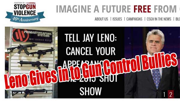 Jay Leno Cancellation of SHOT Show Appearance