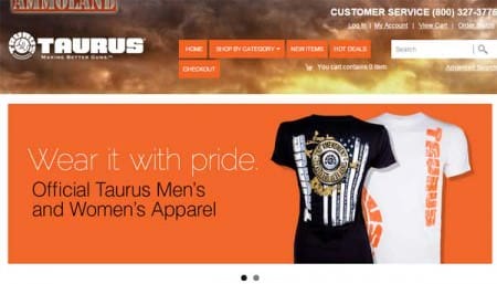 Taurus Firearms Launches New E-Commerce Website