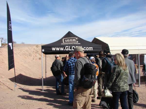 Line to shoot Glock 40 with Optical Sight