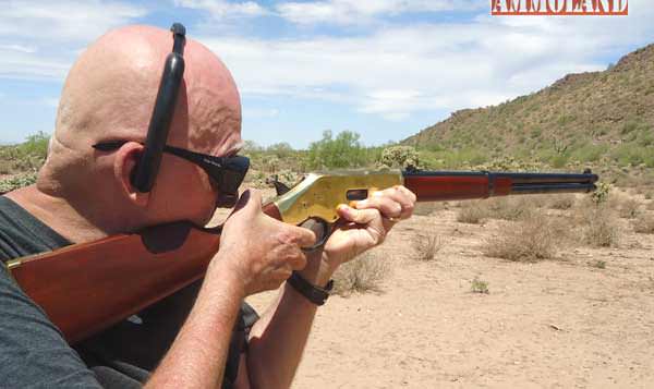 Shooting the Uberti 1866 Yellowboy Rifle