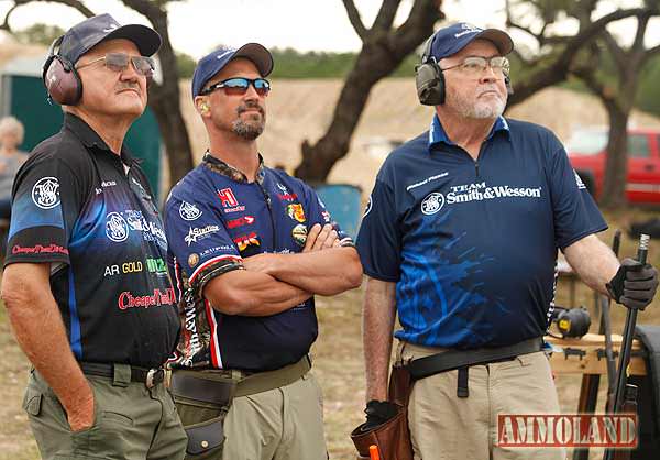 Doug Koenig, Jerry Miculek and Michael Plaxo