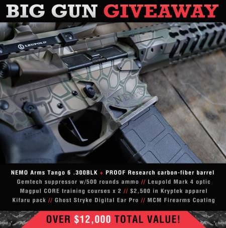 Big Gun Giveaway