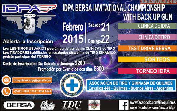 IDPA Argentina Hosts Bersa Invitational & Back Up Gun Championship