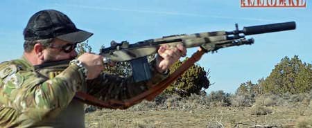 Suppressed M1A Rifle