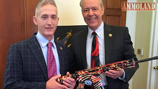 Rep. Ken Buck (R-Colo.) and Rep. Trey Gowdy (R-S.C) holding an AR-15