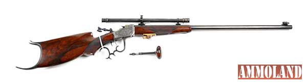 Winchester Pope Custom High-Wall S.S. Rifle, Serial No. 17, est. $10,000-$20,000. Morphy Auctions image