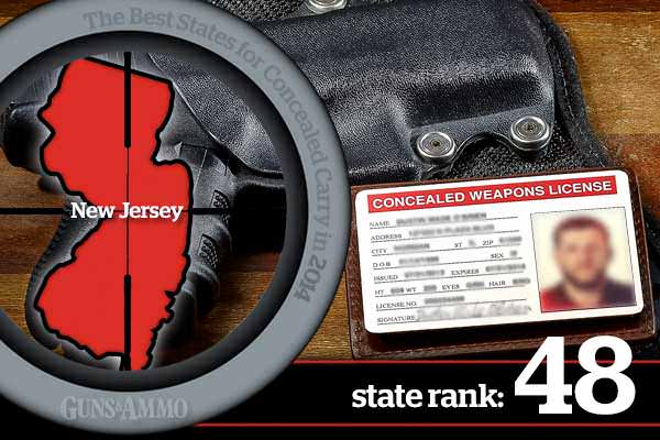 New Jersey Ranks in Bottom of Best Concealed Carry States