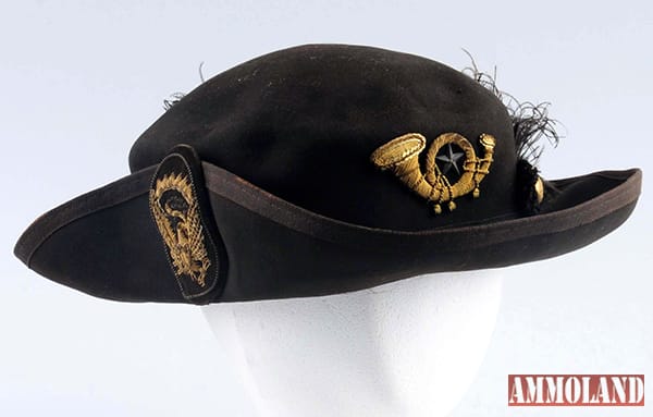 Civil War officer’s slouch hat that belonged to George Roberts, commander of the 42nd Illinois who was killed while Acting Brigadier General at Stones River, Tennessee, 1862. Sold for $8,400. Morphy Auctions image