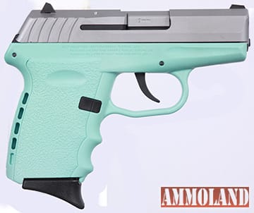 SCCY Blue (turquoise) pistol (CPX-2 TTSB)