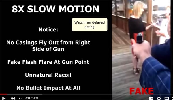 Virginia TV Shooting Slow Motion Shows No Bullet Casings