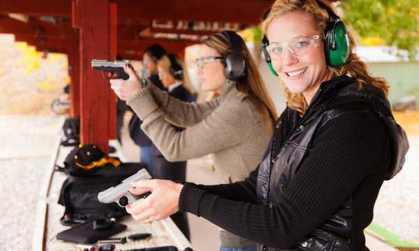 Students on the Range, competitive shooting class