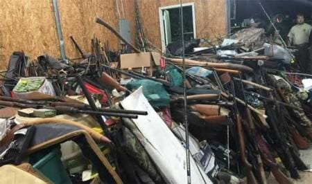 South Carolina Officials Seize Thousands Of Stolen Guns