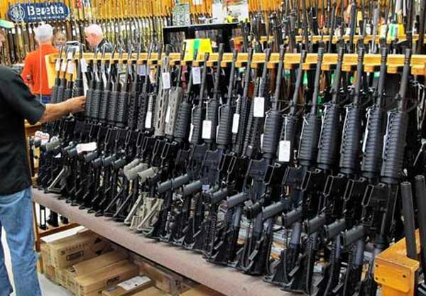 Image result for pictures of gun store rifle racks"