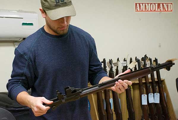 CMP employee Josh White Readies Some Rare Gun Parts